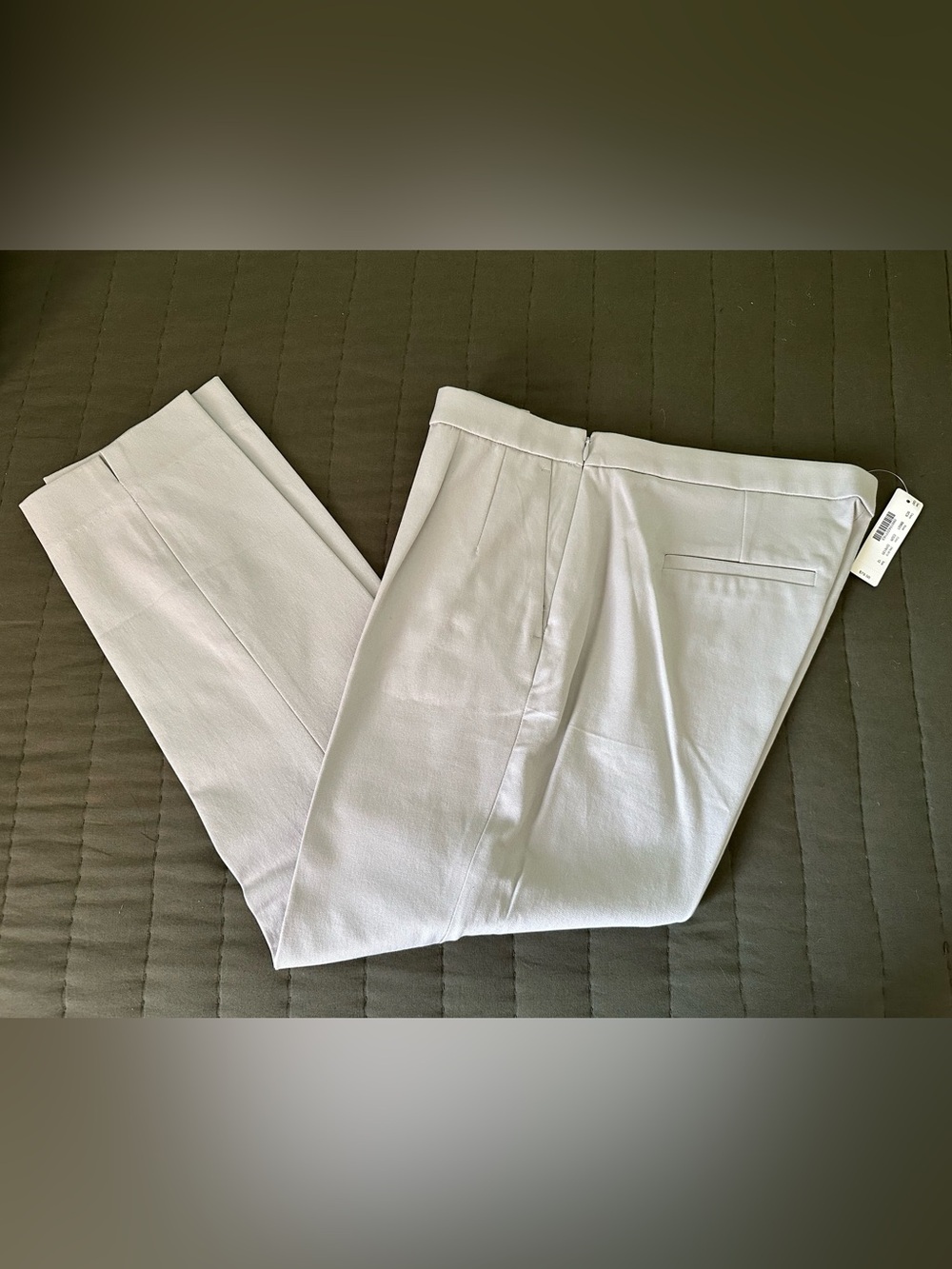 NWT J.Crew Women’s Martie Slim Cropped Pants, Gray, Size 12